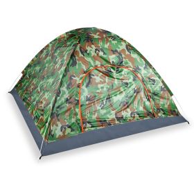 4 Persons Camping Waterproof Tent Pop Up Tent Instant Setup Tent w/2 Mosquito Net Doors Carrying Bag Folding 4 Seasons for Hiking Climbing Adventure F (Option: PopupTentCamouflageGPCT1982)