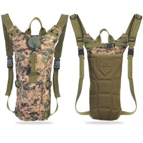 Tactical Hydration Pack 3L Water Bladder Adjustable Water Drink Backpack for Hiking Cycling Climbing Running (Option: 2LWaterBagJungleGPCT1440)