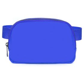 Sport Fanny Pack Unisex Waist Pouch Belt Bag Purse Chest Bag for Outdoor Sport Travel Beach Concerts Travel 20.86in-35.03in Waist Circumference with A (Option: BeltBagNavyBlueGPCT3873)