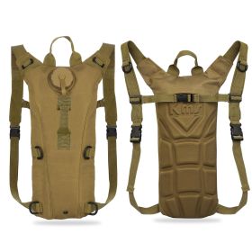 Tactical Hydration Pack 3L Water Bladder Adjustable Water Drink Backpack for Hiking Cycling Climbing Running (Option: 2LWaterBagKhahiGPCT1440)