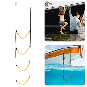 Emergency Tools Rubber Boat Special Boarding Ladder (Type: 4-Ladder, Color: Green)